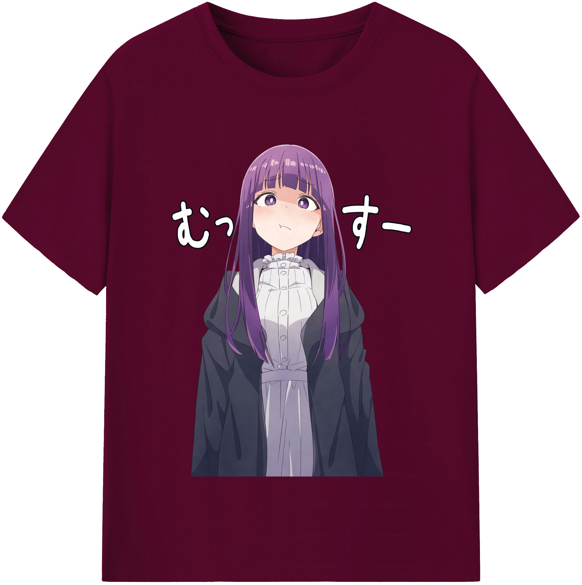 （画像用） 葬送のフリーレン Frieren レディースカジュアルプリントTシャツ（綿100％）